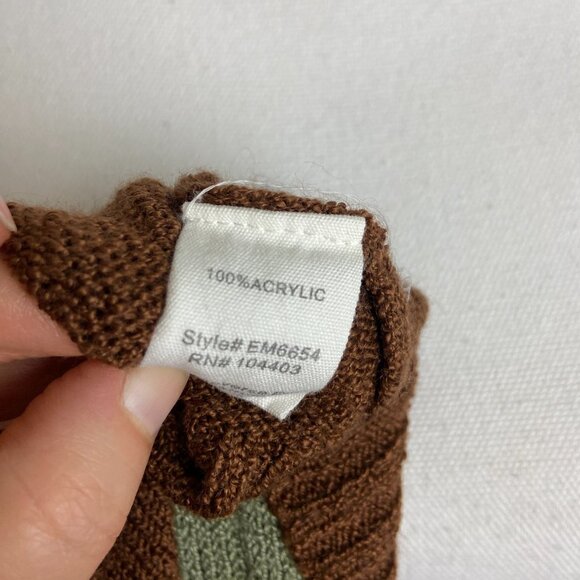 Mine Color Block Tie Back Sweater  Tank Top Sz M - Picture 8 of 8